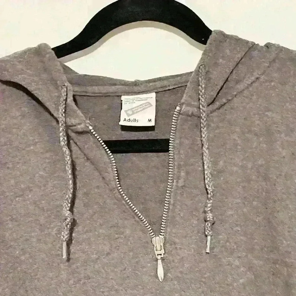 Warner Bros Tweety Bird Vintage Triple Tweety Hoodie Gray 90s Cartoon Adult M - Picture 4 of 6